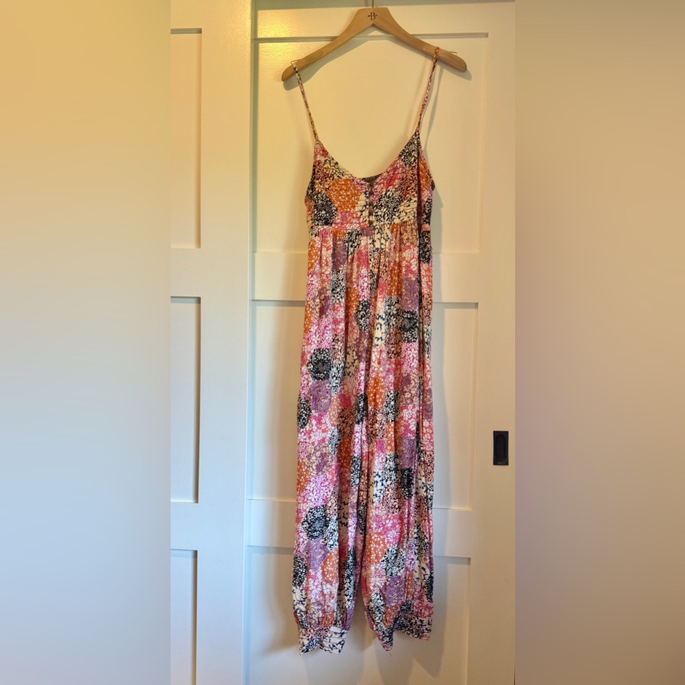 Anthropologie Floral Boho Jumpsuit